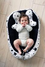 La Bebe ™ Babynest Minky Art.106027 lizdas - kokonelis naujagimiams Babynest