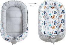 Minkinis „La Bebe ™“ slaugos menas. 106037 žvaigždžių lizdas - kokonelis naujagimiams „Babynest“