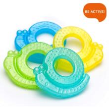 BabyOno Art.1014 dantų žiedas su geliu Green