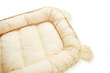 „La Bebe ™ Babynest Art.106221“ smėlio spalvos lokio lizdas - kokonelis naujagimiams