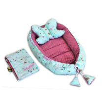 Baby Love Babynest Set  Art.106439  Комплект гнездышко – кокон,одеялко,подушка
