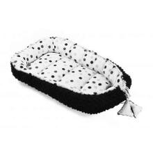 Baby Love Babynest Set Art. 106441 Komplektinis lizdas - kokonas, pagalvė, languotas