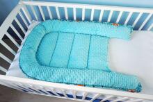 Baby Love Babynest Set Art. 1066438 Komplektinis lizdas - kokonas, pagalvė, languotas