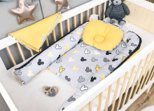 Baby Love Babynest Set  Art.106449 Mickey  Комплект гнездышко – кокон,одеялко,подушка