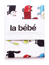 La Bebe™ Cotton 60x120 Art.106679 Cats  sheet with rubber, 60x120cm,