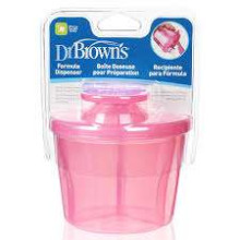 Dr.Browns Dispenser Art.AC038-INTL Pink Piena uzglabāšanas konteineri sausam maisījumiem