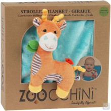 Zoocchini Art.ZOO3005 Bērnu plediņš ar rotaļlietu