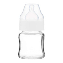 EcoViking White Art.107345  Антиколиковая стеклянная бутылочка для кормления, 120мл