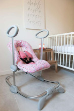 „Beaba Up & Down Bouncer“ prekės Nr. 915019 Pink Baby supamoji kėdė