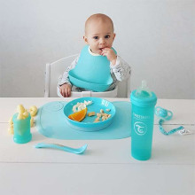 „Twistshake Click Mat Mini Art.78334 Pastel Blue“ neslystantis kilimėlis kūdikiams maitinti