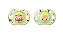 „Tommee Tippee“ art. 43335795 Ortodontinis silikoninis čiulptukas Fun Style 0-6 mėn. (2 vnt.)