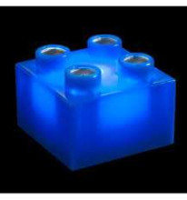 Stax Light  Art.LS-M04005 Blue Konstruktors ar LED apgaismojumu,6gab