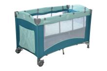 „Britton Siesta Art.B2468 Ocean Green“ Dviejų lygių kūdikių vaikiška lovelė su ratukais