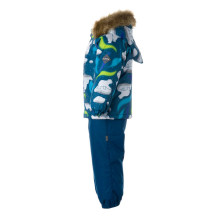 Huppa'22 Avery Art.41780030-13266 Šilta kūdikio žieminė šiluminio kostiumo striukė + kelnės