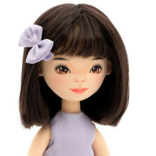 Orange Toys Sweet Sisters Lilu in a Purple Dress Art.SS04 -04 Minkšta žaislinė lėlė LILU violetine suknele (32 cm)