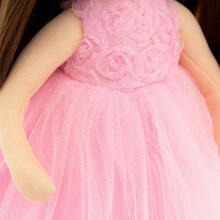 Orange Toys Sweet Sisters Sophie in a Pink Dress with Roses Art.SS03-03 Minkšta žaislinė lėlė SOPHIE rožine suknele su rožėmis (32 cm)
