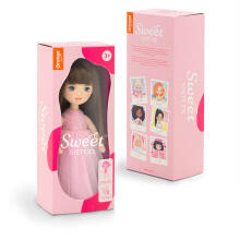 Orange Toys Sweet Sisters Sophie in a Pink Dress with Roses Art.SS03-03 Minkšta žaislinė lėlė SOPHIE rožine suknele su rožėmis (32 cm)