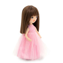Orange Toys Sweet Sisters Sophie in a Pink Dress with Roses Art.SS03-03 Minkšta žaislinė lėlė SOPHIE rožine suknele su rožėmis (32 cm)