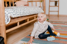Vaikiškų lovų komplektas Prekės. CDCDJLEO viršutinė paklodė + pagalvės užvalkalas 100x140 / 40x60 cm