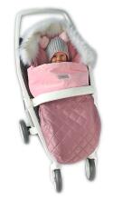 „Babylove Exclusive Velvet Art.108821“ universalus šiltas miegmaišis rogutėms