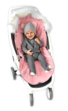 „Babylove Exclusive Velvet Art.108821“ universalus šiltas miegmaišis rogutėms