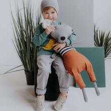 „Wooly Organic Art“. T-81-M-05 aukščiausios kokybės - minkšta žaislinė pelė „Eco Cotton“ (100% natūrali)