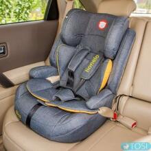 Lionelo Nico Art.109342 juoda / pilka automobilinė kėdutė 9-36 kg, 2/3 grupė