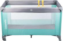 Bebe Basic Travel Cot Art.KX2973 Grey  Vaikų žaidimų suktukas - kelioninė lovelė