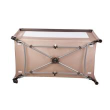 Bebe Basic Travel Cot Art.KX2973 Grey  Vaikų žaidimų suktukas - kelioninė lovelė