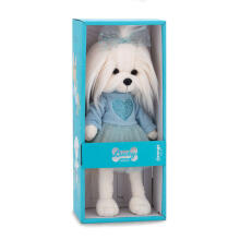 Orange Toys Lucky Doggy Mimi: Winter Mood Art.LD5/087 Mīkstā rotaļlieta MIMI sunītis Ziemas Noskaņojums  ar karkasu (37cm)
