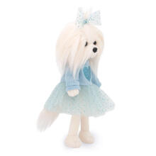 Orange Toys Lucky Doggy Mimi: Winter Mood Art.LD5/087 Mīkstā rotaļlieta MIMI sunītis Ziemas Noskaņojums  ar karkasu (37cm)