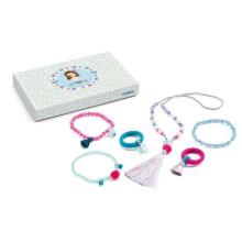 Djeco Charms Art.DJ06651 Papuošalų komplektas - Puokštės ir drugeliai