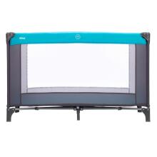 Fillikid Art.4055-07 Kelioninė lovelė Basic Grey / Turquoise Kelioninė lovelė vaikams su čiužiniu