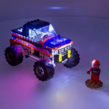 Laserpegs Monster Rally  Art.18204  Светящийся детский конструктор,160 дет