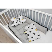 Baby Love Babynest Set Art. 110990 Rinkinio lizdas - kokonas, pagalvė, languotas