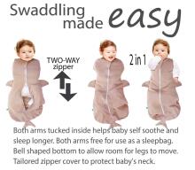 Wallaboo Sleepbag Art.SSA.0118.5814 Shark Taupe