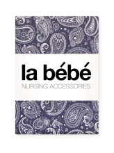 „La Bebe“ slaugos menas (12989) Medvilninis / atlasinis vystyklų komplektas 75x75 cm (3 vnt.)