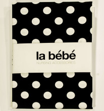 „La Bebe ™“ medvilnė Art. 11635 Dots Baby natūralios medvilnės / atlaso vystyklų dydis 75x75 cm