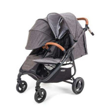 Valco Baby Snap Duo Trend Art.9939 Charcoal  Спортивная коляска для двойняшек