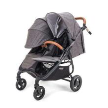 „Valco Baby Snap Duo Trend“, 9939 str. „Charcoal“ sportiniai vežimėliai dvyniams