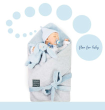Flooforbaby Baby’s Horn Art.112220 Grey Bambi  конвертик для новорождённого двухсторонний  78x78 см