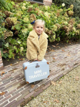 Childhome Mini Traveller Suitcase Art.CWSCKGR Bērnu čemodans