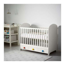 Pagaminta Švedijoje Gonatt Art.502.015.34 Medinė vaikų lova su dėžutėmis 120x60