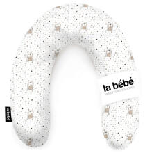 La Bebe™ Rich Maternity Pillow Memory Foam Art.113005 Bunnies Nursing pillow with memory foam filling, 30x104 cm