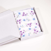 „FriendFashion Muslin Art.113359 Flower Premium“ kokybiškos vyniojamos sauskelnės iš medvilnės (120x120 cm)