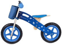 KinderKraft'19 Runner Galaxy Art.KKRRUNGBLU00AC Blue Bērnu skrējritenis ar koka rāmi