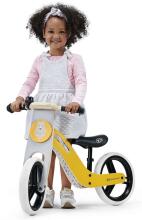 Vaikiškas motoroleris „KinderKraft Balance Uniq Art.KKRUNIQTRQ0000 Turquoise“ su mediniu rėmu