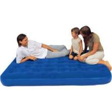 Dvivietis pripučiamas čiužinys su dangčiu „Bestway Flocked Air Bed“