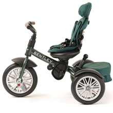 Bentley Trike Art.BN1G Spruce Green  Детский трехколесный интерактивный велосипед c надувными колёсами, ручкой управления и крышей