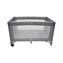 Multifunctional Travel Cot with Mattress Art. 608159, up to 15 kg, Dark Grey